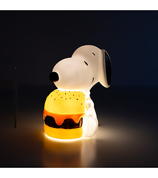 Нощна лампа бяла SNOOPY снимка