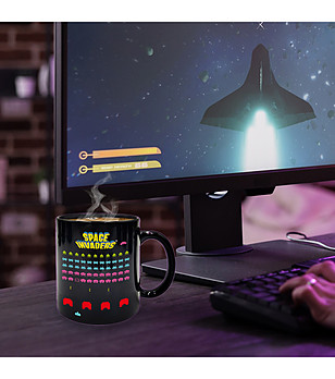 Многоцветна чаша SPACE INVADERS с промяна на цвета снимка