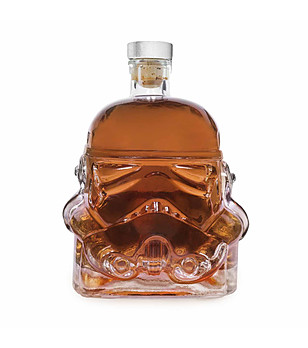 Прозрачен декантер с форма на шлем Stormtrooper 750ML снимка