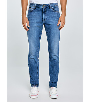 Мъжки светлосини памучни дънки Harpеr снимка