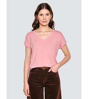 Розова дамска тениска VALERIA снимка