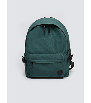 Тъмнозелена текстилна раница NICOLO снимка