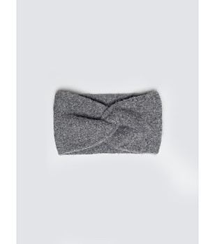 Сива дамска лента за глава NEFRETI снимка