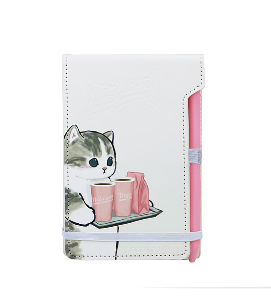 Светлорозов мини бележник с химикалка MOFUSAND снимка