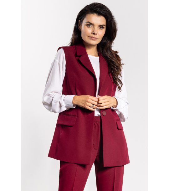 Червен елек Zina снимка