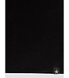 Черна плетена шапка MESIANIL -2 снимка