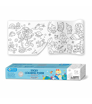 Плакат-стикер 3м за оцветяване Приказен свят снимка