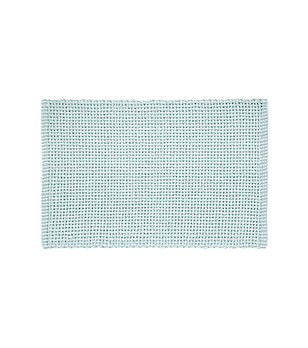 Памучна килимче за баня в светлосиньо NOA  45x70 см снимка