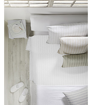 Декоративно покривало за легло JUCAR в бяло 60x170 см снимка