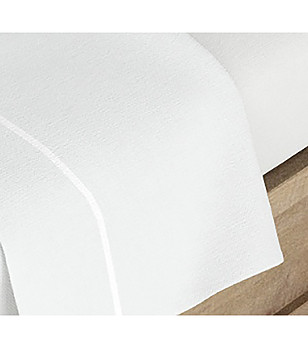 Комплект чаршафи в бяло  160x280 см ALBANY  снимка