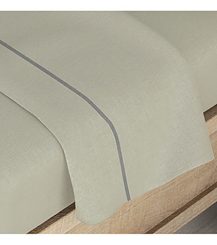 Комплект чаршафи в сиво 160x280 ALBANY  снимка