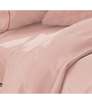 Спален комплект от 3 части с плик в цвят пудра ALBANY  180x220 см снимка