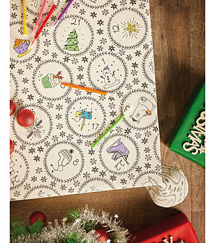 Комплект от 2 подложки за маса за оцветяване с календар 30X40 CALENDAR снимка