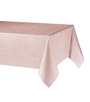 Кръгла покривка за маса в розово VALERIA с диаметър 160 см снимка
