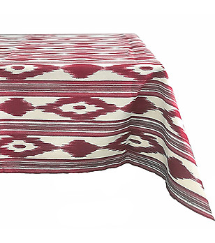 Червена покривка за маса с тефлоново покритие 50x140 MALLORCA снимка