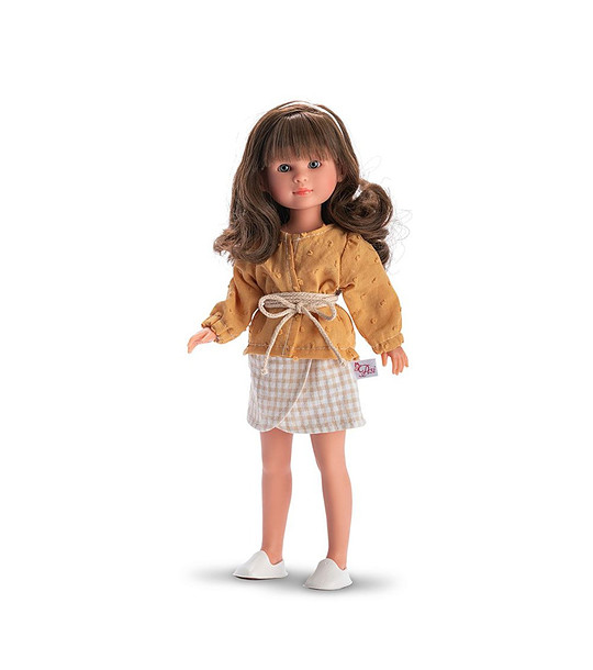 Кукла Силия с жълта блуза 30 см снимка