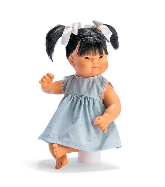 Кукла Чени със синя рокля 36 см снимка