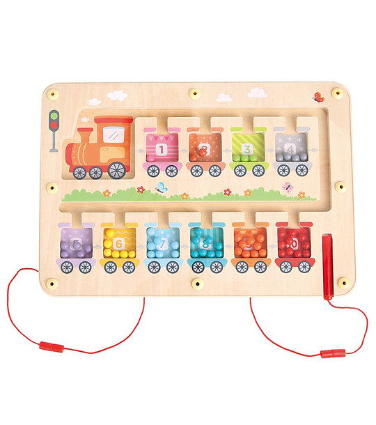 Магнитен лабиринт за тренировки по писане с двустранна дъска снимка