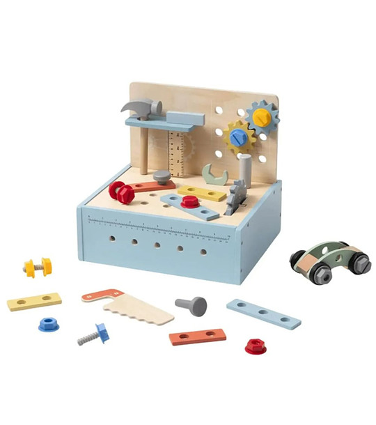 Дървена настолна детска работилница снимка