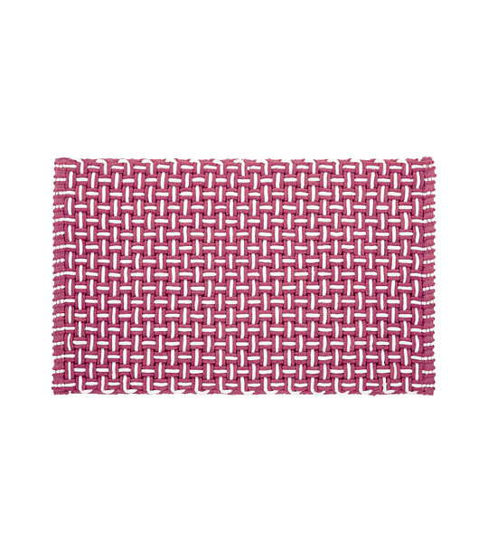 Памучна постелка за баня с релефно тъкана текстура JAIPUR  45x70 см снимка