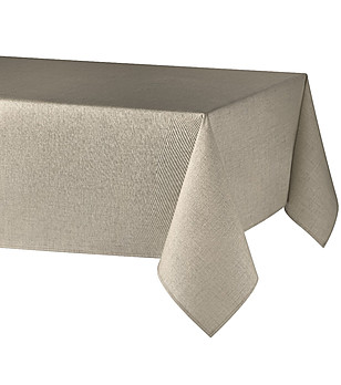 Тефлонова  покривка за маса в цвят визон ITACA 150x200 см снимка