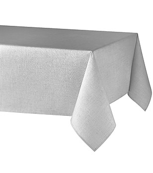 Сребриста тефлонова  покривка за маса ITACA 150x200 см снимка