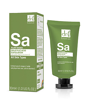 Ексфолиант за лице с кафе, орех и витамин E 30 мл SALICYLIC ACID EXFOLIATOR снимка