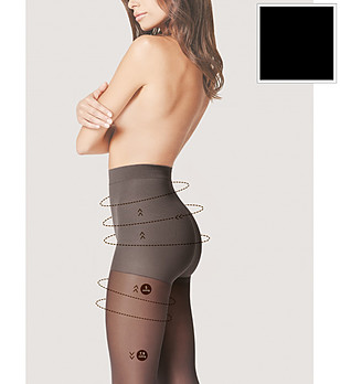 Черен чорапогащник 40 DEN COMFORT LIGHT намаляващ усещането за тежест снимка