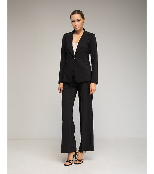 Черен дамски панталон снимка