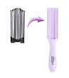 Лилава четка за коса с подвижен вътрешен модул -4 снимка