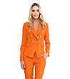 Оранжево дамско сако-0 снимка