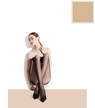 Телесен чорапогащник 15 DEN SAVA снимка