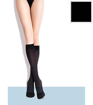 Черен 3/4 чорап 60 DEN ULA снимка