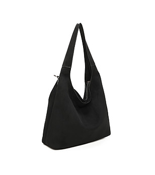 Черна дамска чанта с една дръжка снимка