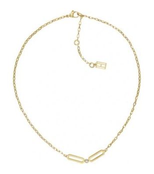 Дамско златисто колие от неръждаема стомана снимка