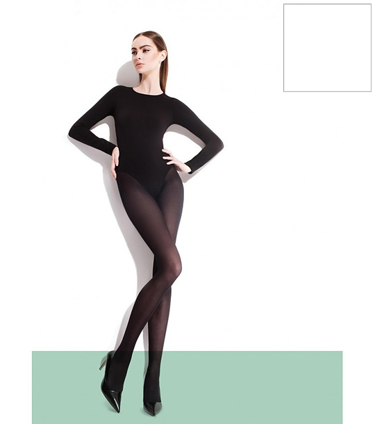 Бял чорапогащник 40 DEN PAULA снимка