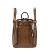 Дамска раница в цвят капучино-0 снимка