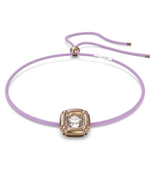 Дамска лилава гривна с кристал DULCIS снимка