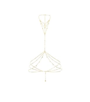 Златисто дамско тяло колие HASHTAG GUESS снимка