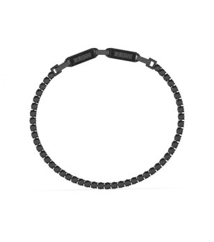 Мъжка черна гривна Guess Eternity снимка