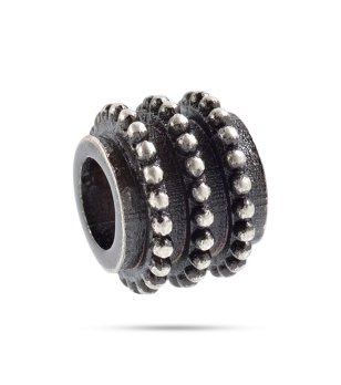 Метална мъжка висулка в тъмен сребрист цвят Sector снимка