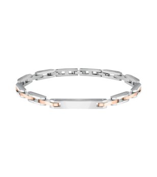 Мъжка стоманена гривна в сребрист цвят Sector снимка