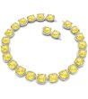 Дамска гривна със жълти кристали Harmony Swarovski-1 снимка