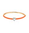 Дамска оранжева гривна с кристал сърце Chiara Ferragni-0 снимка