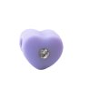 Лилава силиконова висулка сърце с кристал Morellato-0 снимка