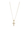 Позлатено колие с кръст Cristina Pedroche -0 снимка