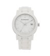 Дамски бял часовник с керамична верижка -0 снимка