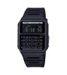 Унисекс черен дигитален часовник с калкулатор -0 снимка