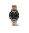 Унисекс кафяв дигитален часовник хронограф-0 снимка