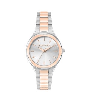 Дамски часовник в сребристо и розовозлатисто снимка